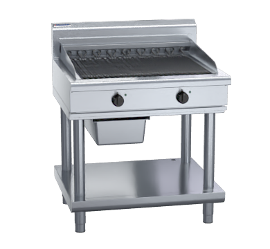 waldorf 800 series ch8900ed-ls - 900mm electric chargrill - leg stand