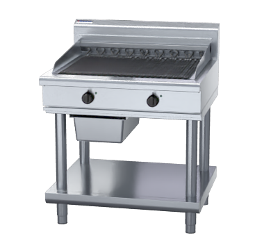 waldorf 800 series ch8900ed-ls - 900mm electric chargrill - leg stand