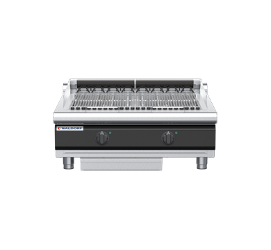 waldorf cue ch8900edl-b-c0 900mm electric chargrill / barbecue bench model with low splashback