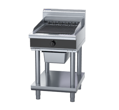 waldorf bold chb8600ed-ls - 600mm electric chargrill - leg stand