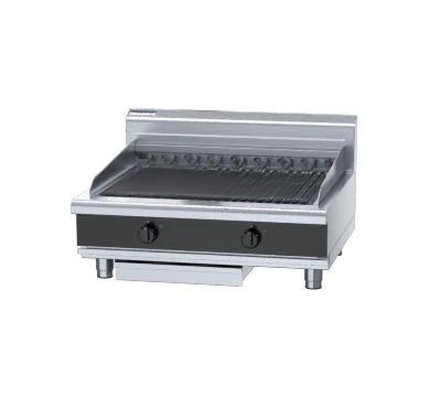 waldorf bold chb8900ed-b - 900mm electric chargrill - bench model