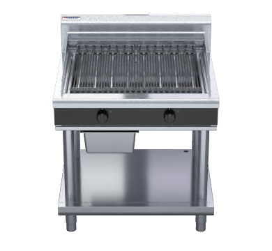 waldorf bold chb8900ed-ls - 900mm electric chargrill - leg stand