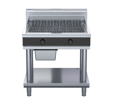 waldorf bold chb8900ed-ls - 900mm electric chargrill - leg stand