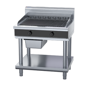 waldorf bold chb8900ed-ls - 900mm electric chargrill - leg stand