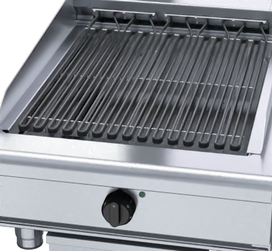 waldorf 800 series chl8600ed-b - 600mm electric chargrill low back version - bench model