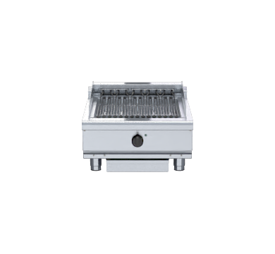 waldorf 800 series chl8600ed-b - 600mm electric chargrill low back version - bench model