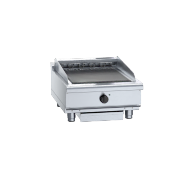 waldorf 800 series chl8600ed-b - 600mm electric chargrill low back version - bench model