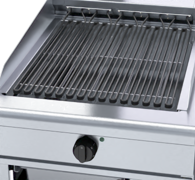 waldorf 800 series chl8600ed-cb - 600mm electric chargrill low back version - cabinet base