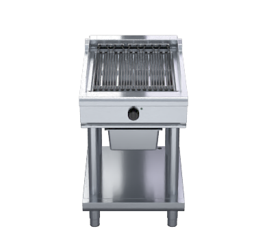 waldorf 800 series chl8600ed-ls - 600mm electric chargrill low back version - leg stand