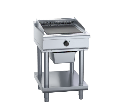 waldorf 800 series chl8600ed-ls - 600mm electric chargrill low back version - leg stand