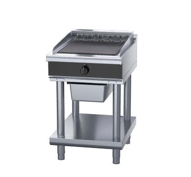 waldorf bold chlb8600ed-ls - 600mm electric chargrill - leg stand