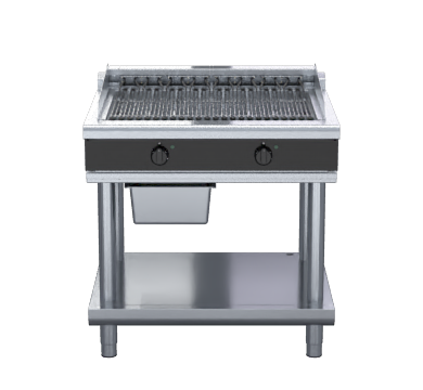 waldorf bold chlb8900ed-ls - 900mm electric chargrill - leg stand