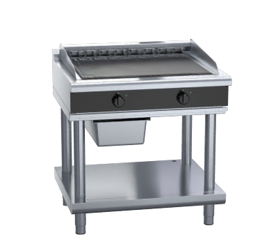 waldorf bold chlb8900ed-ls - 900mm electric chargrill - leg stand