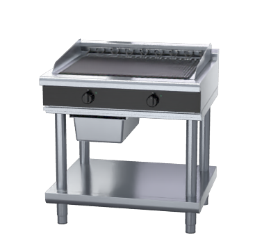 waldorf bold chlb8900ed-ls - 900mm electric chargrill - leg stand