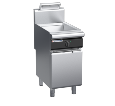waldorf cue cs8450eh-c0 450mm electric chip scuttle with high splashback