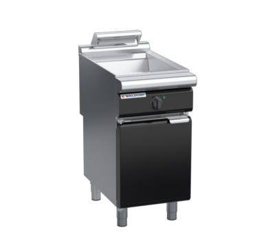 waldorf bold cs8450el-b0 450mm electric chip scuttle with low splashback