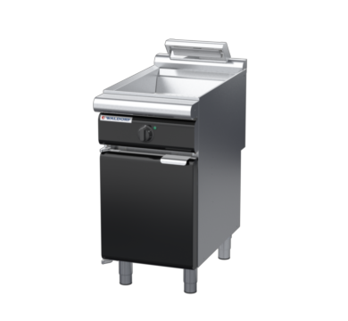 waldorf bold cs8450el-b0 450mm electric chip scuttle with low splashback