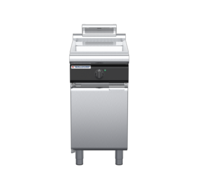 waldorf cue cs8450el-c0 450mm electric chip scuttle with low splashback