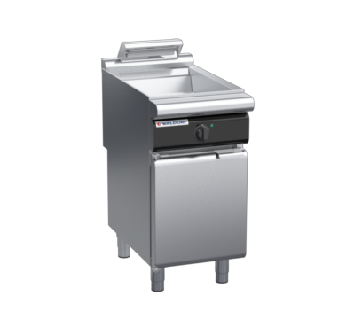 waldorf cue cs8450el-c0 450mm electric chip scuttle with low splashback