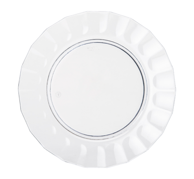 aladdin temp-rite dmt205 - 6 / 165mm side dish round side plate - clear