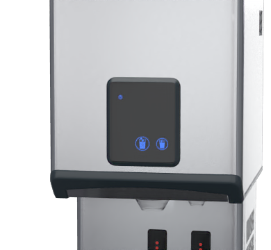 scotsman dxn 187 as - 125kg ice maker - cubelet ice & water dispenser