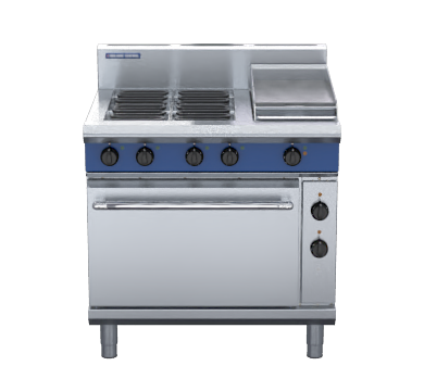 blue seal evolution series e506c - 900mm electric range static oven