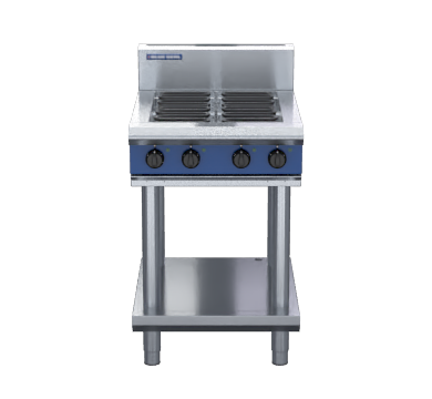 blue seal evolution series e514d-ls - 600mm electric cooktop  leg stand