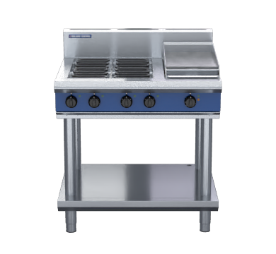 blue seal evolution series e516c-ls - 900mm electric cooktop  leg stand