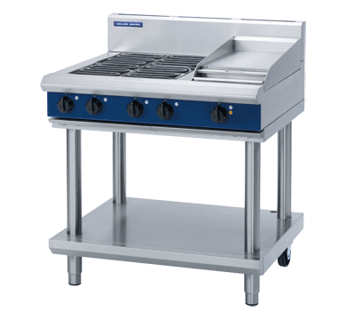 blue seal evolution series e516c-ls - 900mm electric cooktop  leg stand