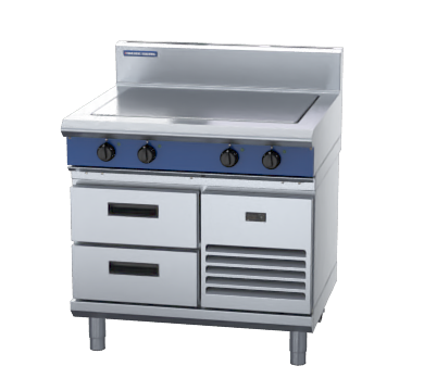 blue seal evolution series e57-rb - 900mm electric solid top - refrigerated base