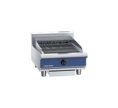 blue seal evolution series e594d-b - 600mm electric chargrill  bench model