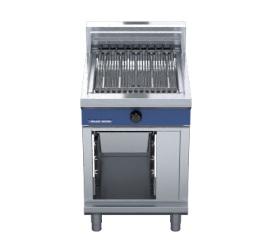 blue seal evolution series e594d-cb - 600mm electric chargrill  cabinet base