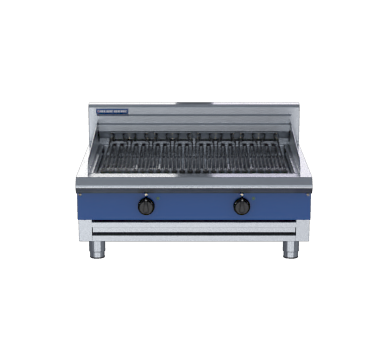 blue seal evolution series e596d-b - 900mm electric chargrill - bench model