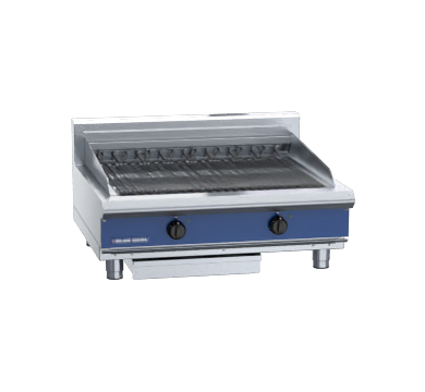 blue seal evolution series e596d-b - 900mm electric chargrill  bench model