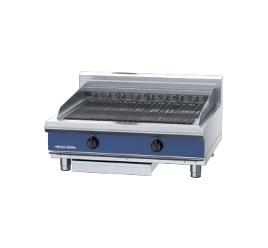 blue seal evolution series e596d-b - 900mm electric chargrill  bench model