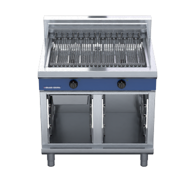 blue seal evolution series e596d-cb - 900mm electric chargrill  cabinet base