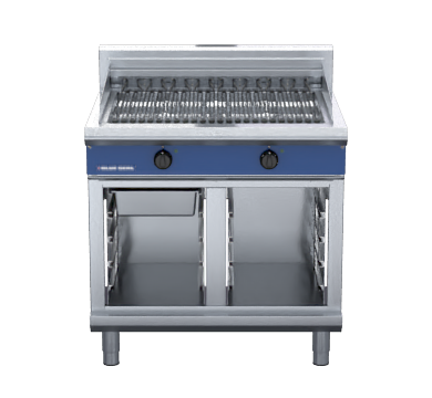 blue seal evolution series e596d-cb - 900mm electric chargrill  cabinet base