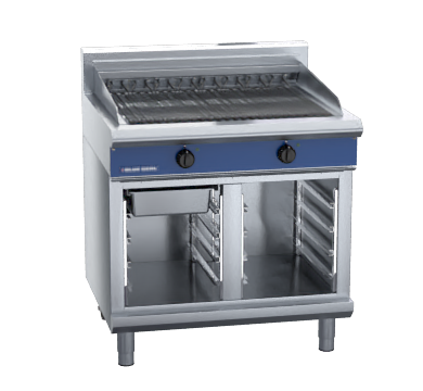 blue seal evolution series e596d-cb - 900mm electric chargrill  cabinet base