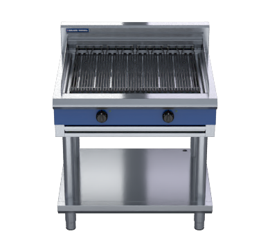 blue seal evolution series e596d-ls - 900mm electric chargrill - leg stand