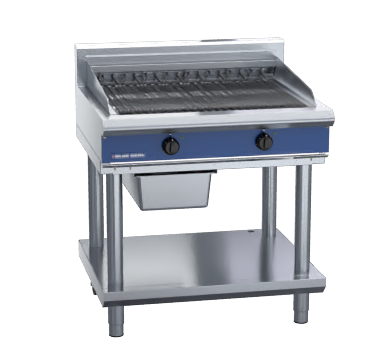 blue seal evolution series e596d-ls - 900mm electric chargrill  leg stand