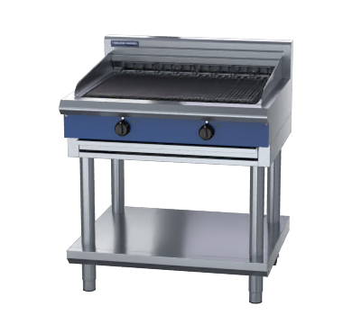 blue seal evolution series e596d-ls - 900mm electric chargrill - leg stand
