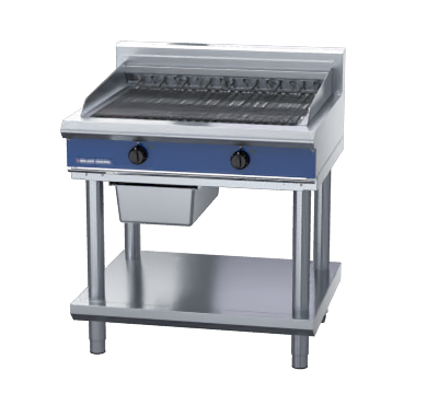 blue seal evolution series e596d-ls - 900mm electric chargrill  leg stand