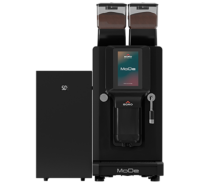 rancilio egcm mode pm blk fully automatic coffee machine with milk fridge
