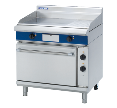 blue seal evolution series ep506 - 900mm electric griddle static oven range