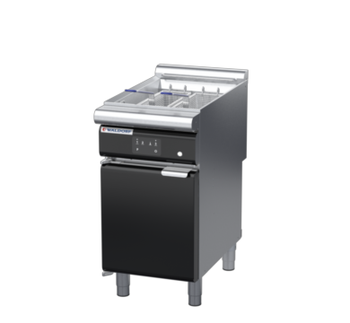 waldorf bold fn8124eel-b0 450mm electric fryer with electronic control and low splashback