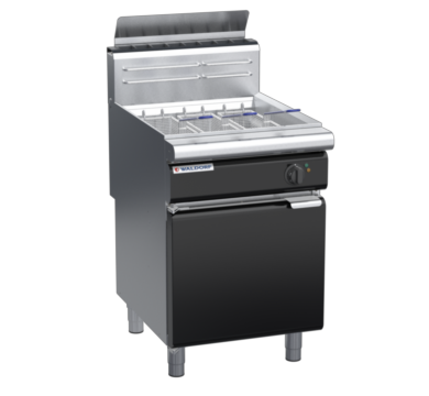 waldorf bold fn8130ghpoh-b0 600mm gas fryer with mechanical control and high splashback