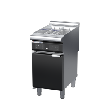 waldorf bold fn8224eel-b0 450mm electric fryer with electronic control and low splashback