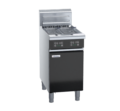 waldorf bold fnb8224ee - 450mm twin pan electric fryer