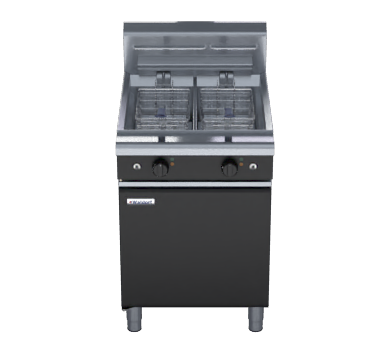 waldorf bold  fnb8235e - 600mm twin pan electric fryer