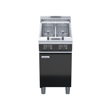 waldorf bold fnlb8224ee - 450mm twin pan electric fryer low back version